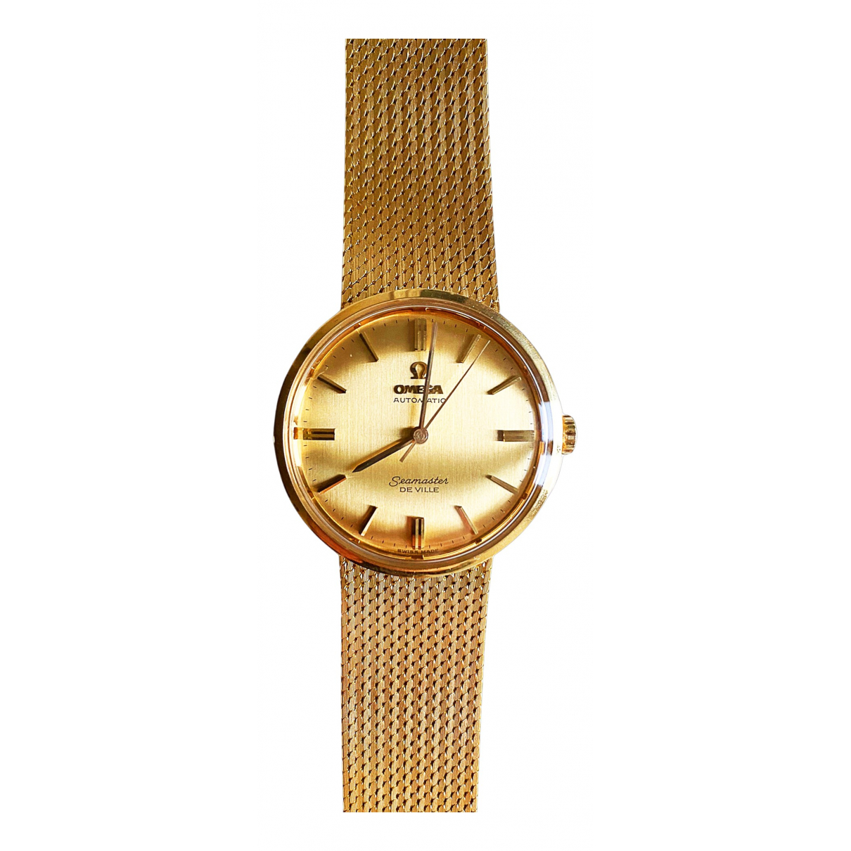 Seamaster yellow gold watch Omega Gold 